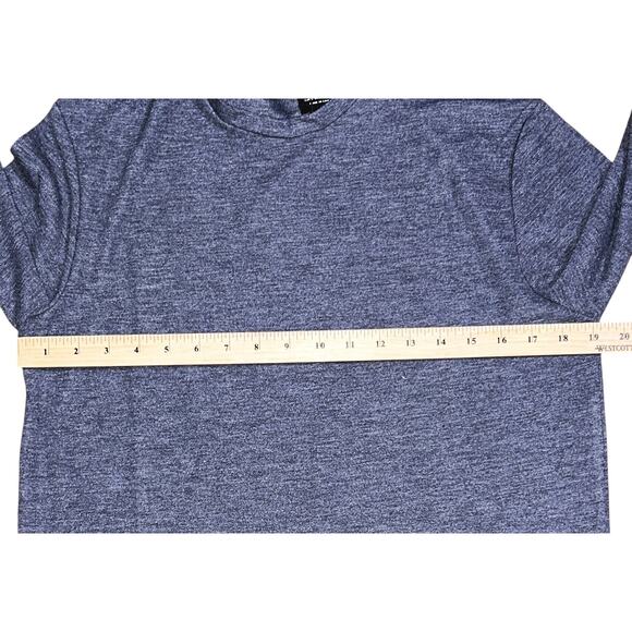 NWT Level Ten Long Sleeve Knit Navy Blue Shirt Small - Picture 2 of 6